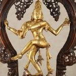 Brass Nataraja Statue | 26" x 17" x 6.5" | 18 kg | Dual Tone Finish | Anandatandav Dance Form | Sacred Temple Art | Jaipurio